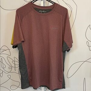 2 Eddie Bauer “Free Cool”-Dry Fit Tees size L
